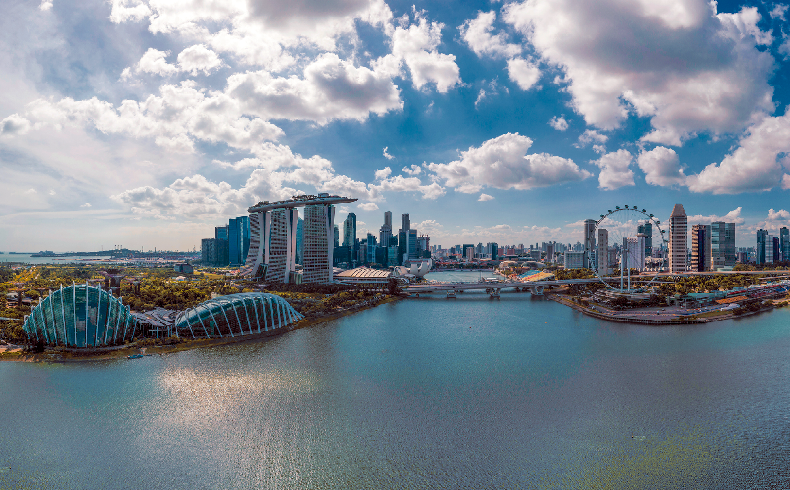 Singapore Skyline at Marina Bay